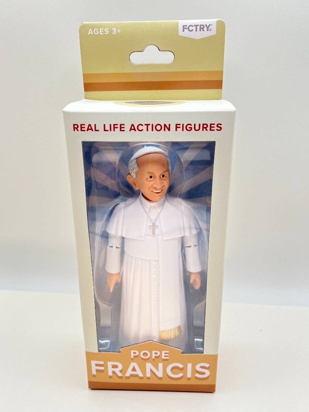 Pope Francis Real Life Action Figure FCTRY New in Box Vatican Catholic Toy Gift